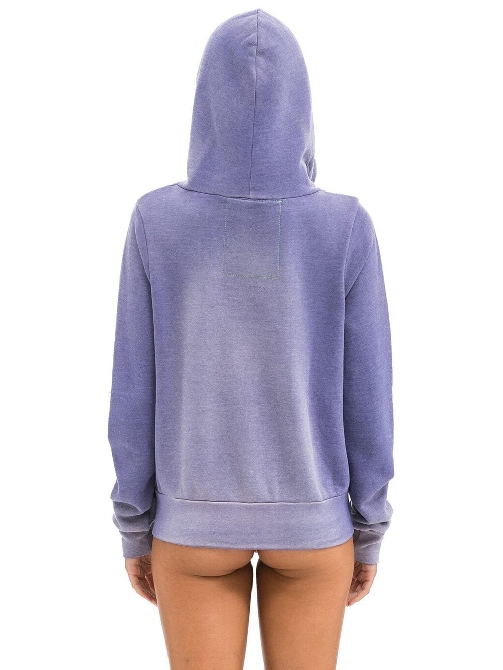 Aviator Nation Venice Surfer Full Zip Hoodie Faded Grape XS - Picture 2 of 7